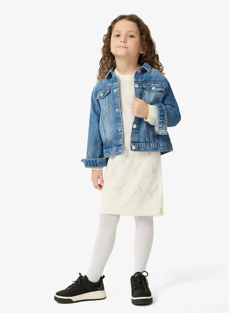GUESS  Kids Logo Knit Dress for Women | Best Price UAE